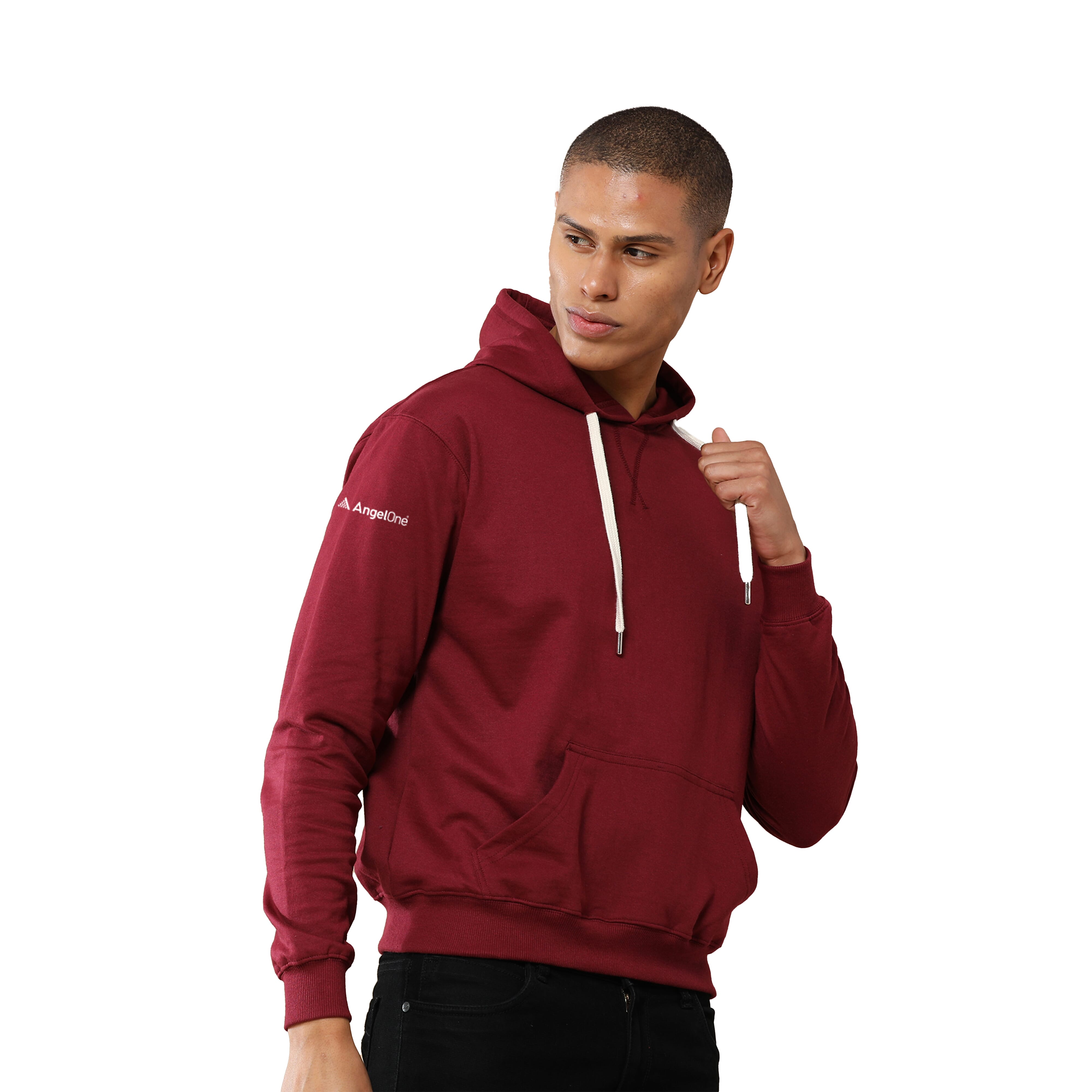Men's Goodie Hoodie Plain-Maroon